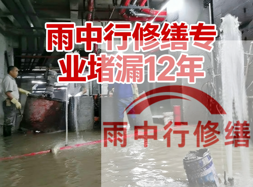 门头沟中国五矿某大型污水处理厂堵漏案例